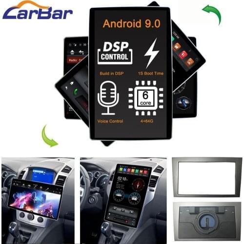 Carbar 12.8" Tesla Style Android 9.0 Car DVD GPS Radio Navigation Player for Opel Astra Meriva Corsa Zafira Antara Vectra