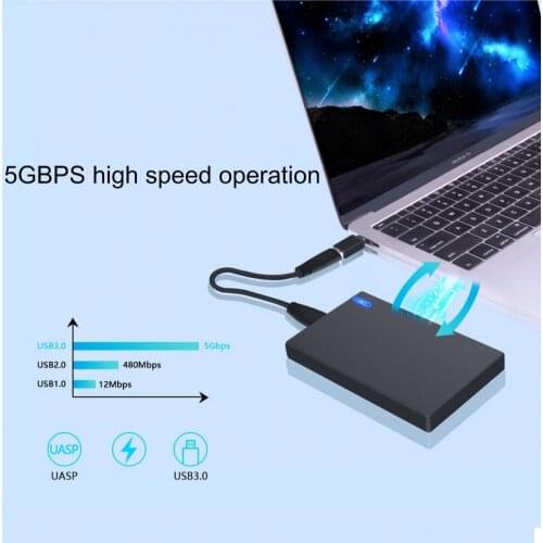 HDD Case For Hard Drive Box Sata Usb 3.0 Adapter Hard Disk Case HDD Enclosure External Hard Drive Box Support Sata 4TB HDD SSD