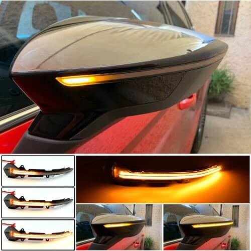 Dynamic Blinker for Seat Leon III 5F ST FR Cupra Arona KJ7 Ibiza 6F LED Turn Signal Mirror Indicator light 2013 2017 2018 2019
