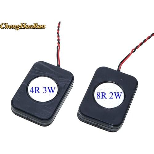 ChengHaoRan 1PC 8R 4R 4 ohm 3w 8 ohm 2W watt speaker square small cavity notebook computer 2535 ultra-thin box speaker