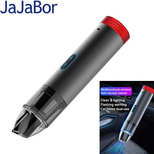 JaJaBor Car Vacuum Cleaner 4000Pa Wireless Handheld For Car Interior Desktop Home Cleaning Mini Portable Auto Vaccum Cleaner