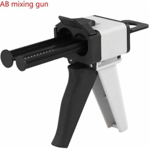 Glue gun 50ml two-component AB epoxy sealant glue applicator glue adhesive mixing hand tool caulking spray gun