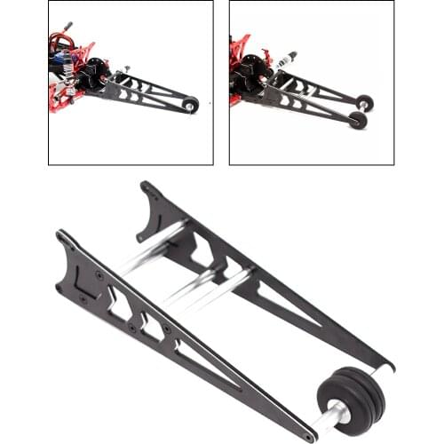 Aluminum Alloy Tail Wheel Head-up Wheelie Bar Adjustable Wheelie Bar Kit for Slash 2WD RC Car Accessories Parts