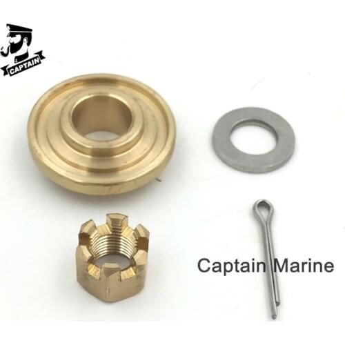 15-20HP Hardware Kit Thrust Washer/Spacer/Nut/Cotter Pin for Suzuki Outboard Propeller DF15A/DF20A