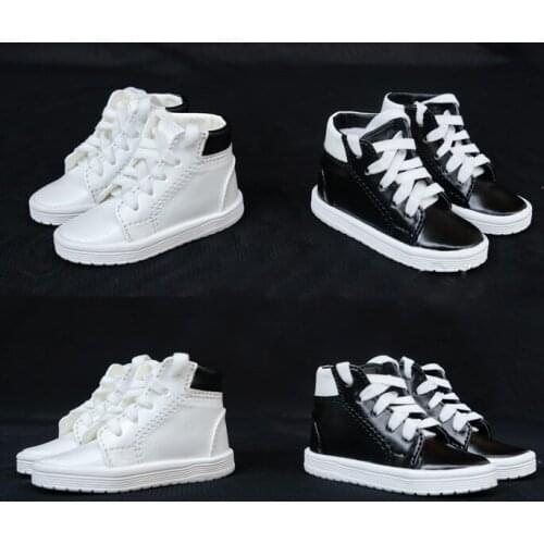1/4 1/3 scale BJD PU leather Sneakers sports shoes for BJD MSD SD13 doll accessories,Not included doll and other A0600