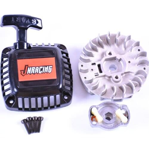 Easy Start Hand Puller Magnetic Flywheel Set for 2 stroke ZENOAH CY Engine for LOSI 5IVE-T DBXL ROVAN KM Baja 5B 5T