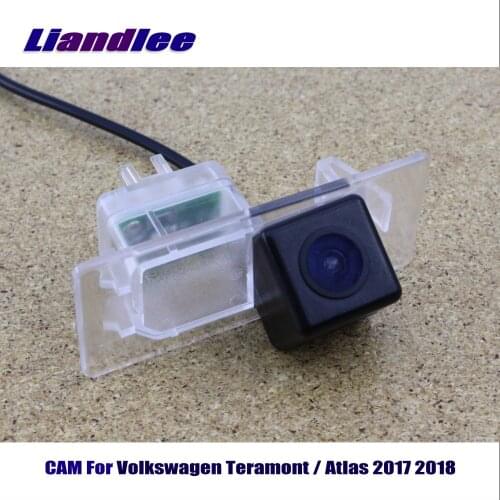 Liandlee CAM Car Reverse Reversing Parking Camera For Volkswagen VW Teramont / Atlas 2017 2018 / Back Camera HD CCD Night Vision