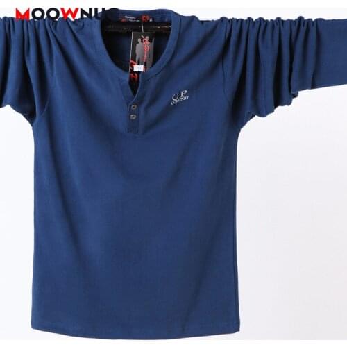 Polo Male 2021 Long Sleeve Summer Fashion High-Quality Polo Shirt Men Solid Business Casual Hombre Cotton MOOWNUC 6XL 7XL 8XL