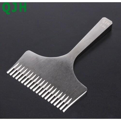 2.7/3.0/3.38/3.85mm high quality leather craft tool set punching chisel stitching stitching punching tool 20 teeth row punch