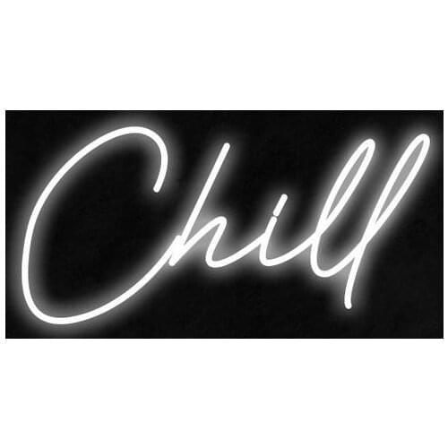 OHANEE Neon Sign Chill Led Light Custom Name Logo Personalized Decoration Wall Home Decor Birthday Gift