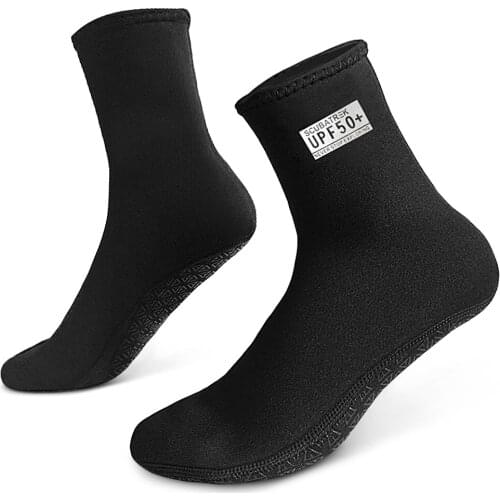 3mm Neoprene Diving Socks Anti Slip UV Protection Boots Beach Water Socks for Kayaking Surfing Snorkeling Sailing Scuba Diving