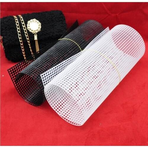 Wholesale 60*42cm 50*33cm Round Square Grid Net Cover for Weave Handbag Shoulder Bag Handmade DIY