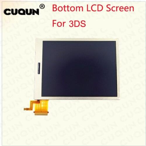 Original Lower Bottom LCD Screen For Nintend 3DS Down Display Screen for 3DS Host special console