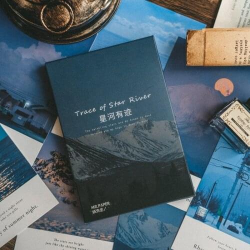 Yoofun 30pcs Greeting Card Wish Card Birthday Gift Postcard Retro Style Creative Writing Greeting Gift Postcard