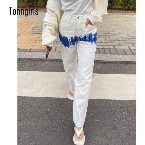 Tonngirls Summer Women Jeans Pants Casual Loose Vintage Jeans Boyfriend Jeans For Women Denim Jeans Korean Streetwear Trousers