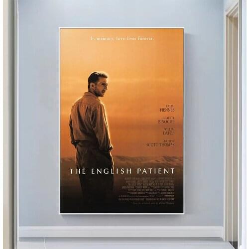 V0759 The English Patient Vintage Classic Movie Wall Silk Cloth HD Poster Art Home Decoration Gift
