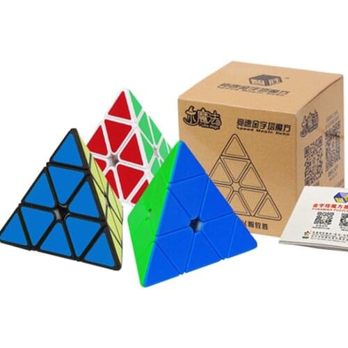 Yuxin Little Magic Pyramid Cube 3x3 Triangle Cube 3x3x3 Cubo Magico Pyramid Speed Cube Professional Puzzle Toy For Children Gift