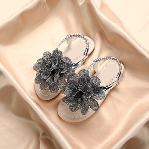 2020 Summer Flower Sandals New Bohemian Flower Sandals Girls Fashion Soft Bottom Sandals And Slippers