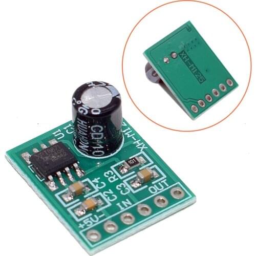 1PCS 5W MINI Audio Power Amplifier Board 3-5V XH-M125 XPT8871 Mono Amplifier Module Audio DIY Amplifiers Kit
