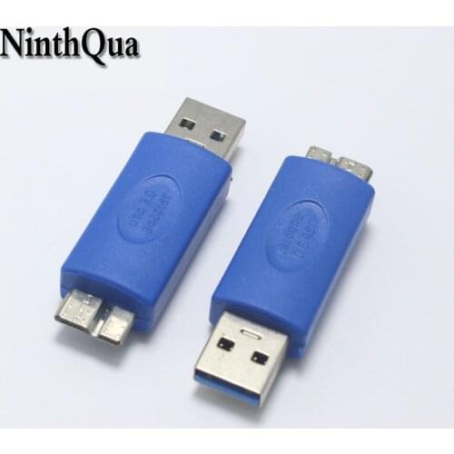 1pcs USB 3.0 Type A Male Plug to Micro OTG USB Type B Extension Cord Connector Adapter for PC