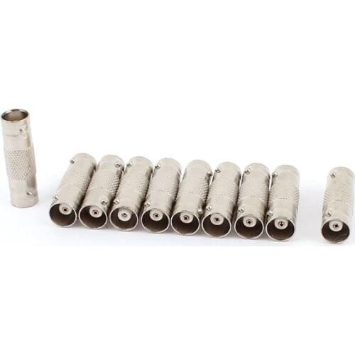 10pcs BNC Female CCTV RG59 Coaxial Cable Connector Adapter
