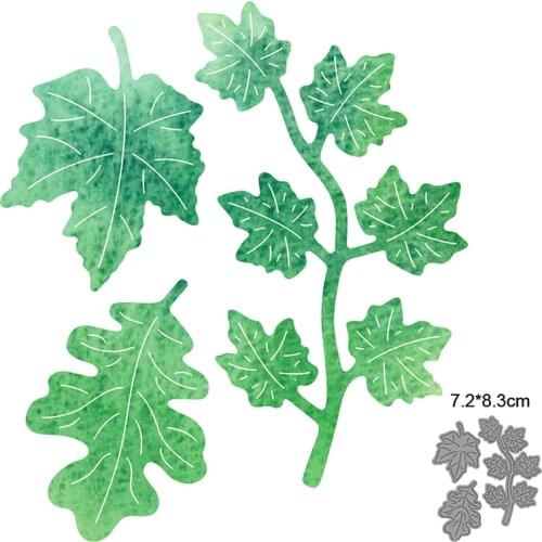 2021 new metal cutting dies cut die mold Grape Vine Leaf decoration Scrapbook paper craft knife mould blade punch stencils dies
