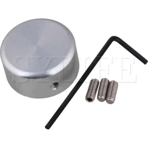 23 x 11mm Silver Aluminum Alloy Guitar Effects Parts Stomp Switch Pedal Box Foot Metal