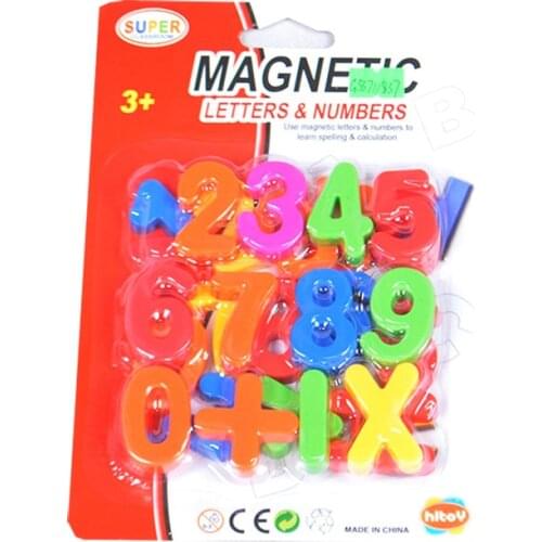 3D Letters And Numbers Baby Kids Early Education Magnetic Toy Colorful Alphabet Whiteboard Teaching Fridge Magnets Learning