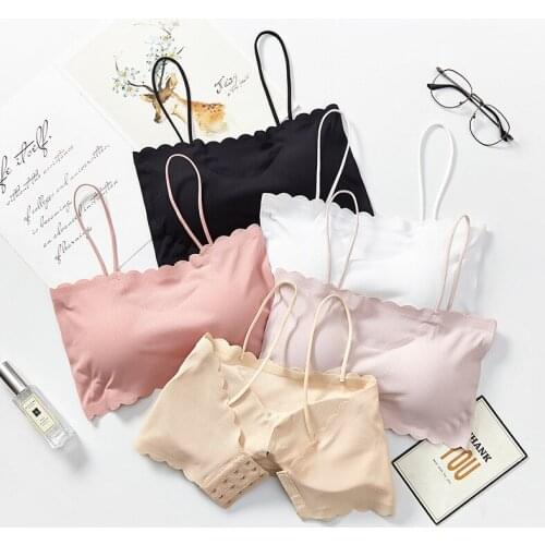 3D Sexy Lingerie Seamless Sport Bra U Type Backless Strapless Top Bra Push Up Bralette Brassiere Women Underwear GX6646