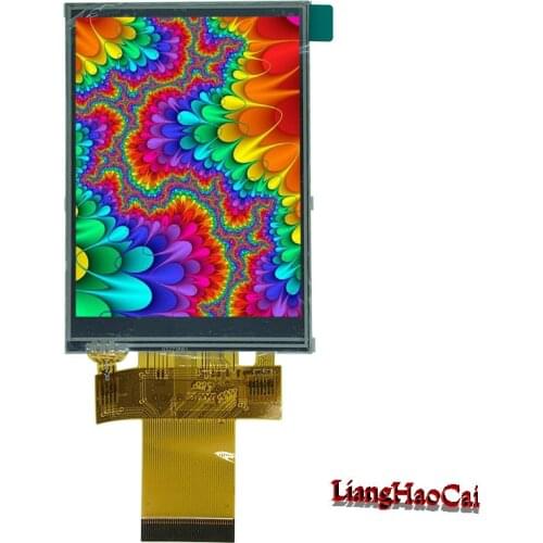 40 pin socket 3.2 inch wide view angle ILI9341 drive IC 240x320 resolution SPI 3/4 wire Serial MCU I8080 8/16 bit Parallel port