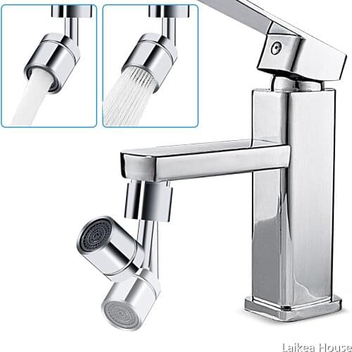 720 Degree Rotating Sink Faucet Aerator Dual-Function Kitchen Faucet Aerator For Kitchen Bathroom Easy Accessories To Install