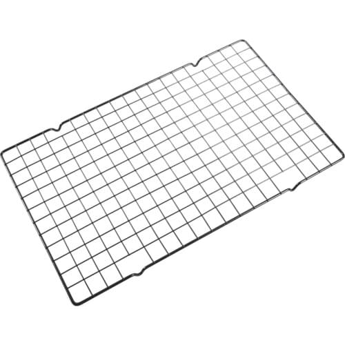 NHBR 1pc Carbon Steel Non-stick Cooling Rack Cooling Grid Baking Tray For Biscuit Cookie Pie Bread Cake Baking Rack