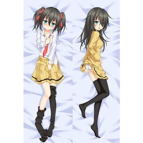 BL Decorative New Japanese AnimeKuroki Tomoko WataMote Throw Otaku Dakimakura Gifts Bedding Hugging Body Pillow Case 150x50 CM