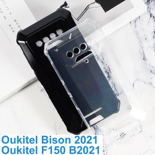 For Oukitel F150 B2021 Case Back Cover Soft Silicon TPU Protector Phone Fitted Coque For Oukitel Bison Glass Bumper Shell Funda