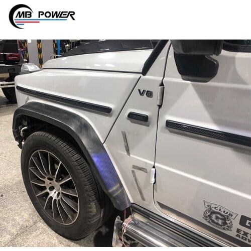G CLASS W464 dry carbon over fender fit for G CLASS W464 G63 2018-2021y fender flares Dry carbon fiber material