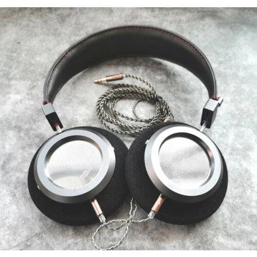 High-end DIY custom hifi fever monitor headphones open type 40mm large unit moving ring female poison headphones
