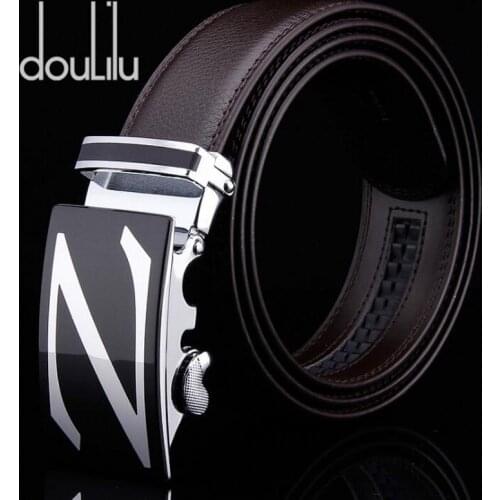 Hot Sell Brand White Designer Automatic Buckle Belt Men Genuine Leather Belt Man Luxury Men Belts Alloy Buckle Best As Gift 2020