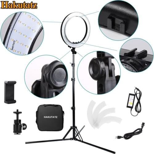 55W Digital Photographic Studio Ring Light 3200-5600K With 240PCS LED Camera Photo Dimmable LED lighting With Tripod