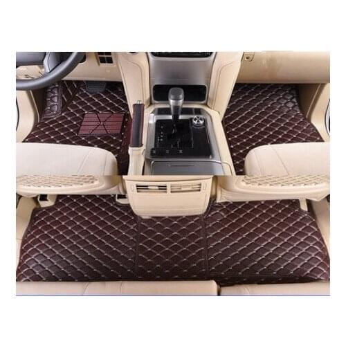 Best quality! Custom special car floor mats for Lexus LX 570 5 seats 2020 waterproof durable car carpets for LX570 2019-2007