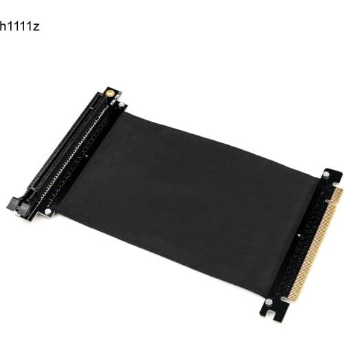 Riser PCI Express x16 to PCIE x16 Male to Female Graphics Card Riser PCI E PCIE3.0 PCI-E 16x Ribbon Extension Cable for Mining