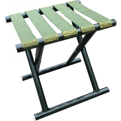 Green Camping Hiking Barbecue Rest Folding Chair Outdoor Hiking Travel Portable Chair Super Strong Folding Stool Heavy Duty Seat
