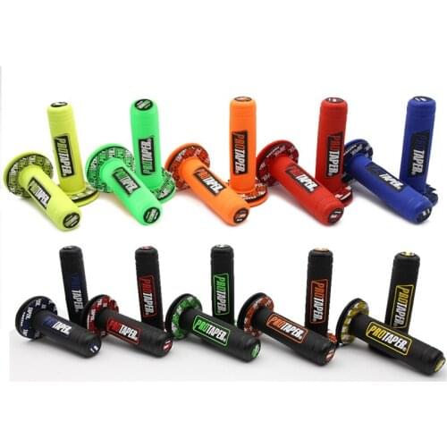 Pro Taper Motorcycle High Quality Protaper Dirt Pit Bike Motorcycle Handlebar Rubber Gel Hand Grips Brake Handle Grip Fat Bike