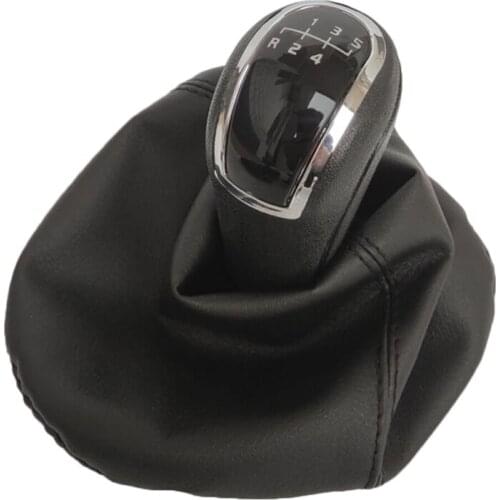 Gear Shift Knob for Black Leather Car Gear Shift Knob for Mercedes Benz C-class W203 S203/w202 Bj (93-01)/a-class W168(97-04)