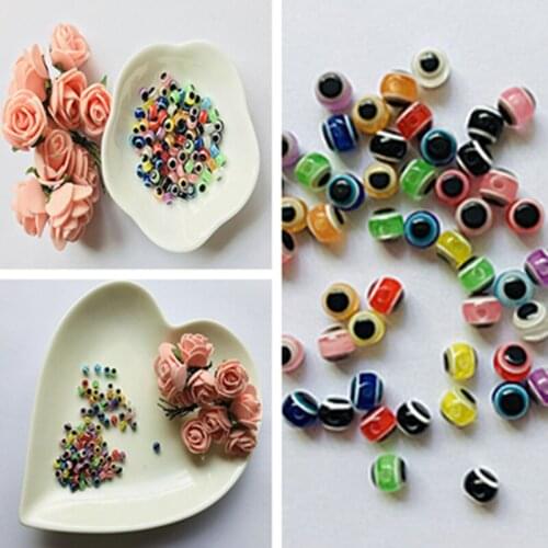 50pcs/batch Fisheye Fishing Beads 6mm 8mm Fishing Beads DIY Kit Basque Fishing Tackle