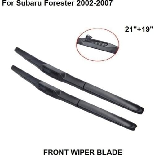 Wiper Blade Used For Subaru Forester 2002-2007 21"+19" 2 Pieces Windscreen 2010-present Natural Rubber Car Accessaries