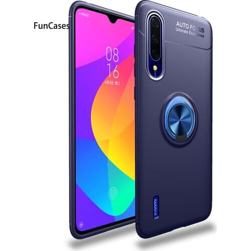 Bracket Silicone Covers For capa Xiaomi 9 Lite Cover Rhinestone Cute hoesje Xiaomi A3 Lite CC 9 CC9 Soft TPU Cases mi Phone Case