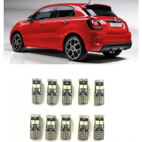 Canbus w5w Led interior lights For Fiat 500 punto 500c 500L 500X BARCHETTA BRAVA BRAVO CROMA FIORINO FREEMONT GRANDE PUNTO IDEA