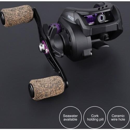 Universal Baitcasting Fishing Reel 6.5:1 12+1B Alloy Low Profile Baitcasting Fishing Reel Strong Brake Anti-TANGLE Sea Rod Lure