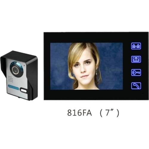 7 Inch Touch Keypad Two Way Intercom Video Door Phone