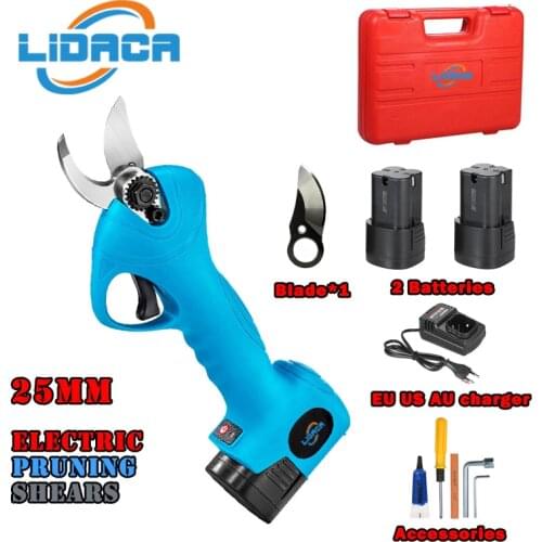 16.8VCordless Pruner Electric Pruning Shear with Lithium-ion Battery Efficient Fruit Tree Bonsai Branches Cutter SC-8601